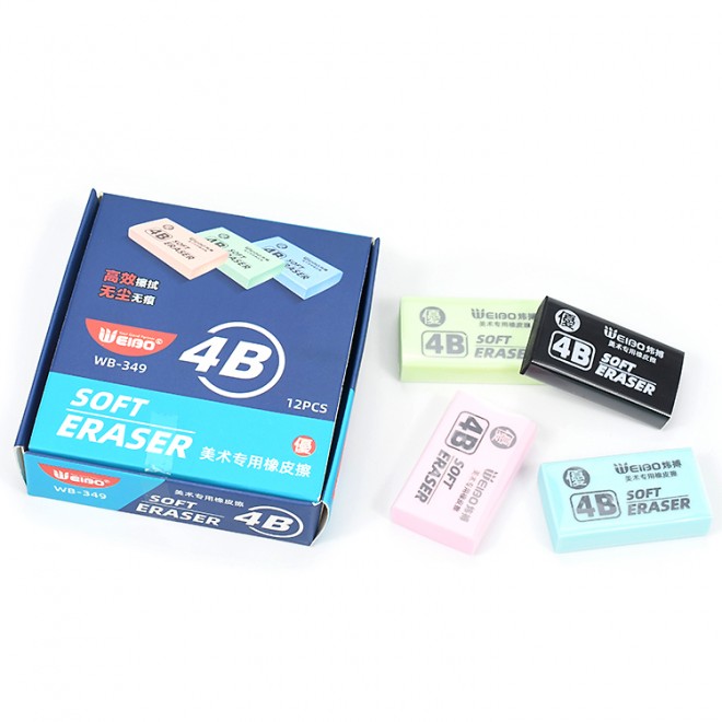 Brand WEIBO Eraser student white custom sketch professional art painting  student Eraser   Art eraser stationery wholesale