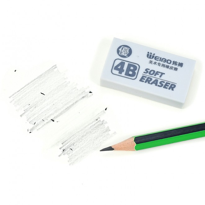 Brand WEIBO Eraser student white custom sketch professional art painting  student Eraser   Art eraser stationery wholesale