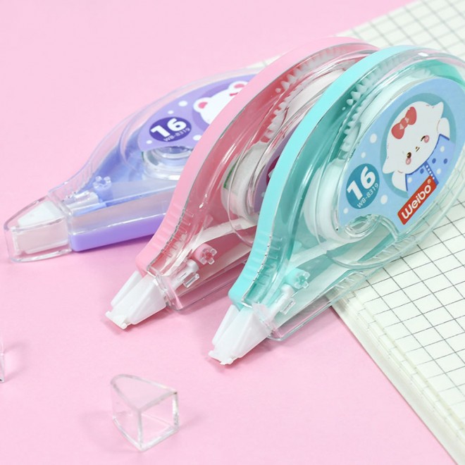 Promotional Wholesale Students Sweet Kawaii Creative Correction Tape Affordable Cute Corrector Fresh Multifunctional Stationery