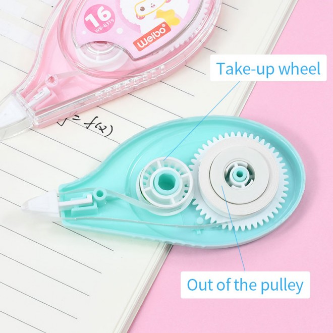 Promotional Wholesale Students Sweet Kawaii Creative Correction Tape Affordable Cute Corrector Fresh Multifunctional Stationery