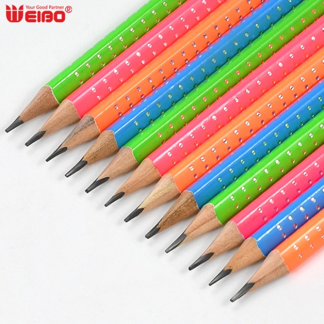 Customized set color school office stationery wooden student art painting colored pencils