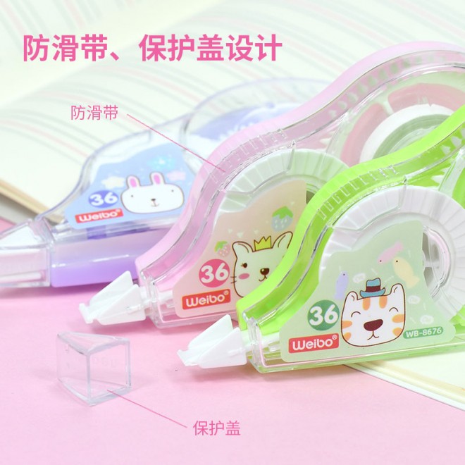 Custom Student Multi Colors Correction Tape With 5Mm*10.8M Paper Tape Stationery Supplies Cheap Correction Tape