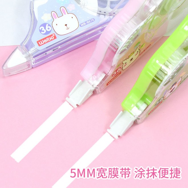 Custom Student Multi Colors Correction Tape With 5Mm*10.8M Paper Tape Stationery Supplies Cheap Correction Tape