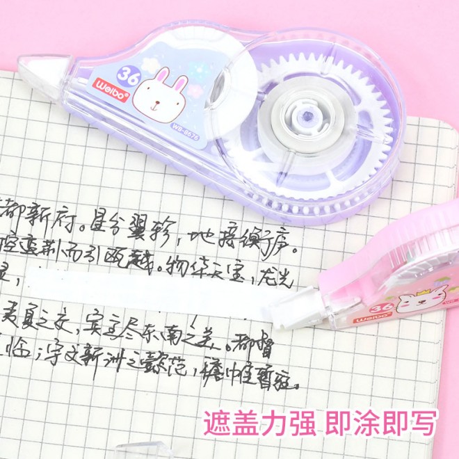 Custom Student Multi Colors Correction Tape With 5Mm*10.8M Paper Tape Stationery Supplies Cheap Correction Tape