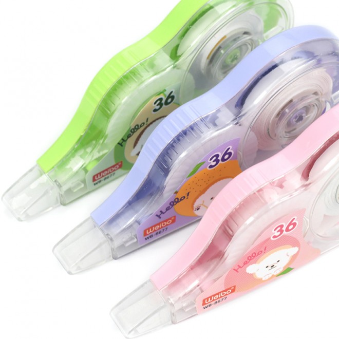 Cute Correction Tape Refill oem Replacement Core School Office Supplies Cinta Correctora Decorativa Diario Customizable Weibo