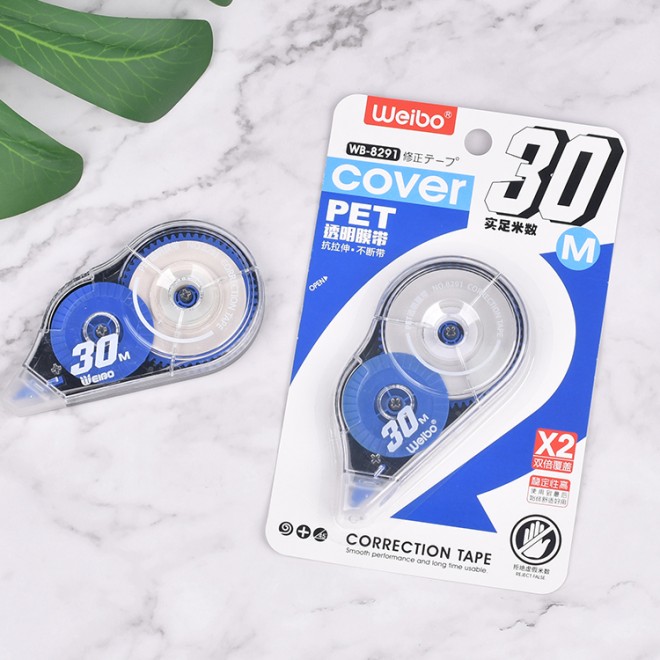 correction tape WeiBo band Muji resistance durable smooth performance  long tape usable decoration correction tape stationery