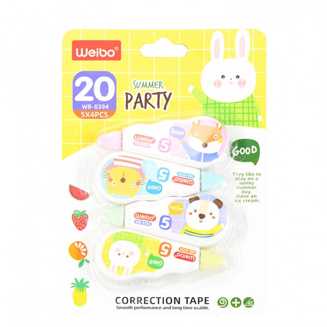 Creative cartoon correction tape mini cute small large capacity correction tape student stationery correction tape wholesale