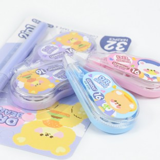 wholesale stationery set correction set gel pen and correction tape odor free for students Factory direct sales WB-8306