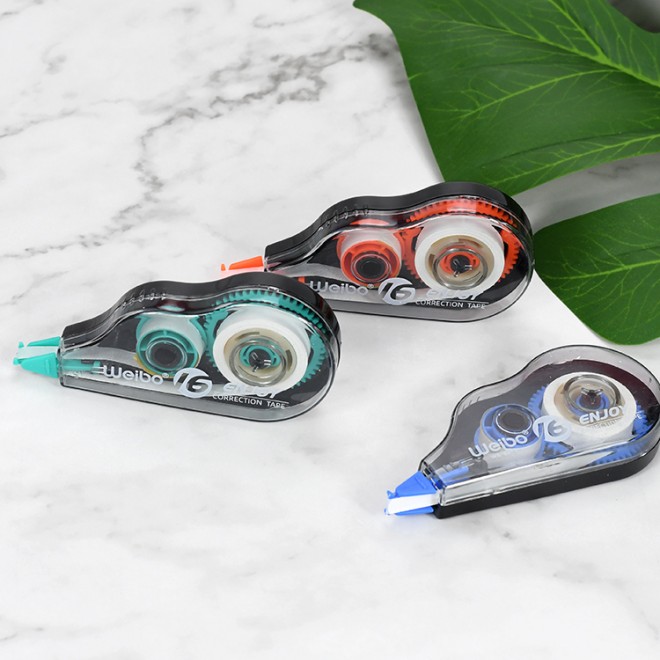 China High Quality Stationery Office Student Correction Pen Tape Colored Whiteout Correction Tape