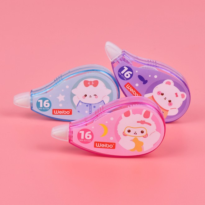 Mini white out refill correction tape stationery weibo correction tape kawaii stationery custom decorative cute tapes yiwu goods