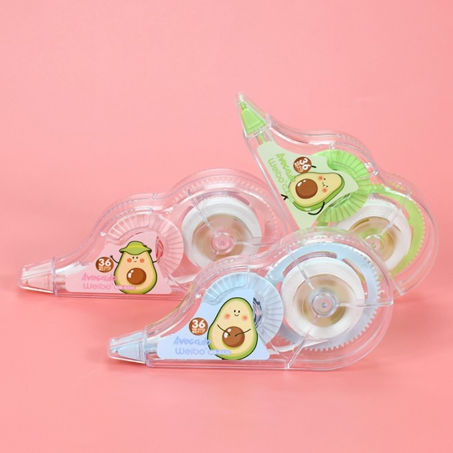 New Design Non-toxic Safe School Stationery Supply Correction Tape Weibo Factory Sales