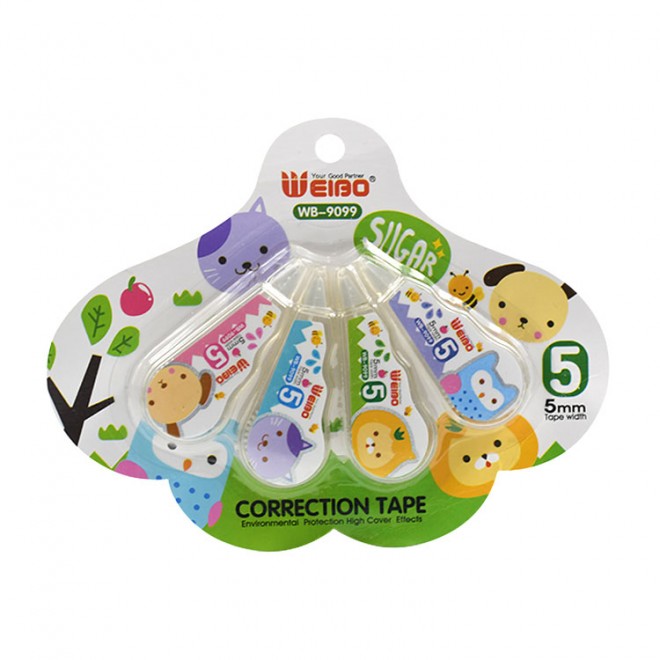 Creative cartoon correction tape mini cute small large capacity correction tape student stationery correction tape wholesale