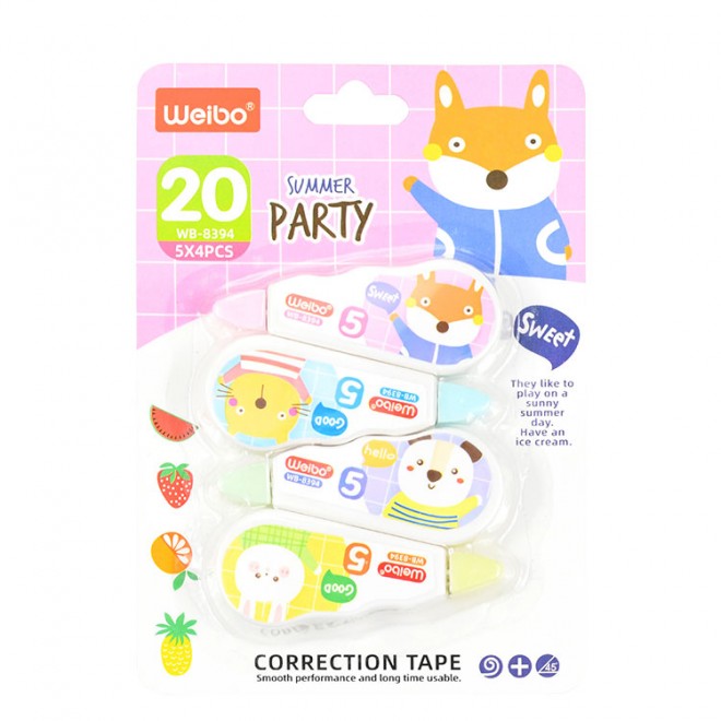 Creative cartoon correction tape mini cute small large capacity correction tape student stationery correction tape wholesale