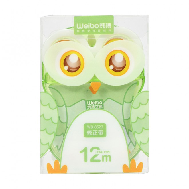 Kawaii Weibo Owl Correction Tape stationery, Corrector Promotional Gift Stationery Student tape