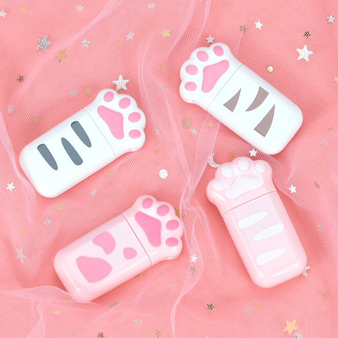 WEIBO Kawaii White Cat Claw Portable Correction Tape stationery, Corrector Promotional Gift Stationery Student Correction tape