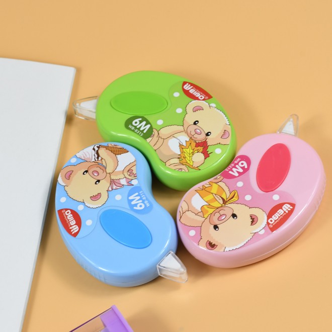 Hotsale In Stock Kawaii White Out Correction Tape Corrector Tape School Kid Office Supply Student Stationery WB 8315 Accessories