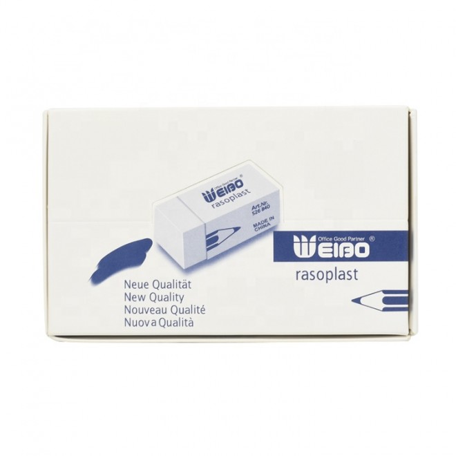 Weibo White Eraser  Small And Soft  Square Wholesale  School Office Use For Art  And  Pencil  Eraser Top Quality  526-40 Eraser