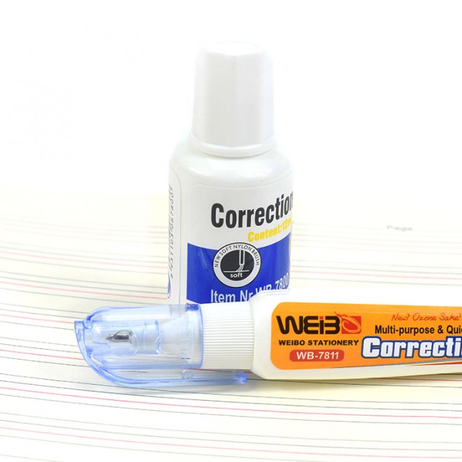 Creative portable correction fluid correction fluid student typo correction elementary school