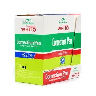 Weibo White out colored correction pen fluid Cute best correction liquid  custom OEM metal tip high