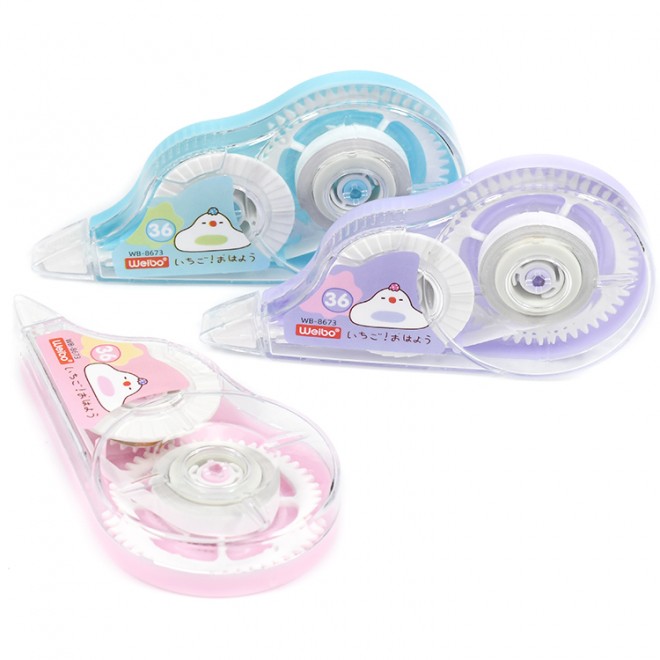 Creative cartoon student correction tape mini cute large capacity correction tape learning correction tape