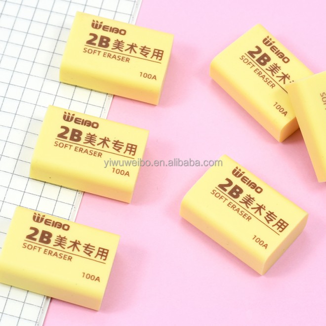 dry magic eraser sheet reusable cute erasable clay for pencil trace markers rubber white erasing tape school belly elastomer 52B