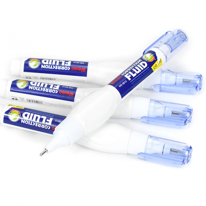 Writing modify error correct white correction fluid container pen correct pen liquid Fast Dry Rewrite Wholesale Liquido corect