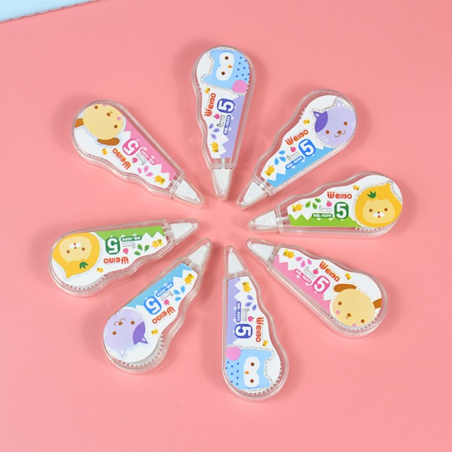 mini Cute 4pcs School Office Kids Kawaii Sets Correction Tape White Out Wholesale Ecofriendly Promotion supply Student Test Good