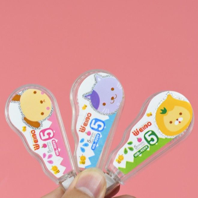 mini Cute 4pcs School Office Kids Kawaii Sets Correction Tape White Out Wholesale Ecofriendly Promotion supply Student Test Good