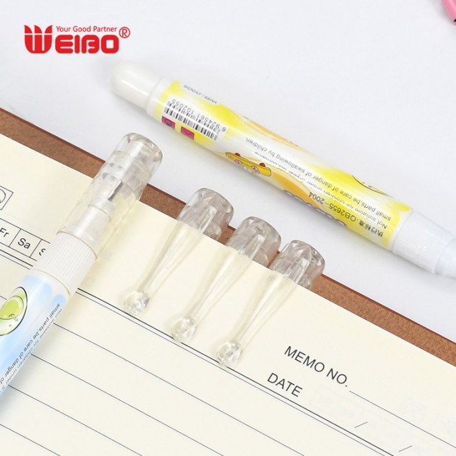 Creative cartoon correction fluid pen mini compact and cute correction fluid special correction tape for students in class