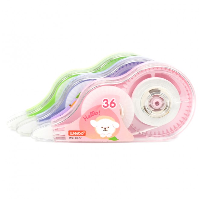 Creative and cute 3 packs, correction tape, student typo correction, convenient and quick for students