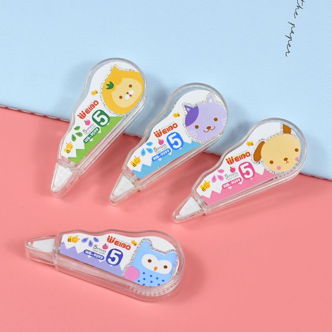 mini Cute 4pcs School Office Kids Kawaii Sets Correction Tape White Out Wholesale Ecofriendly Promotion supply Student Test Good