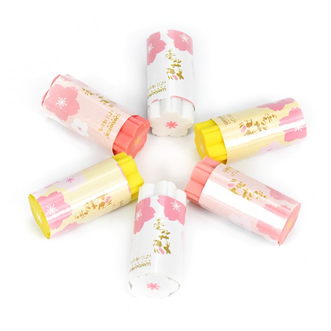 New Korean version of ins wind cartoon creative eraser flower shape young girl pink cute custom eraser stationery wholesale