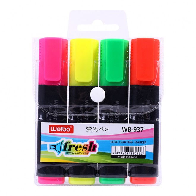 Manufacturer's fluorescent pen, large volume, wholesale creative, hand account, note number, Bi Weibo, painting, graffiti, key