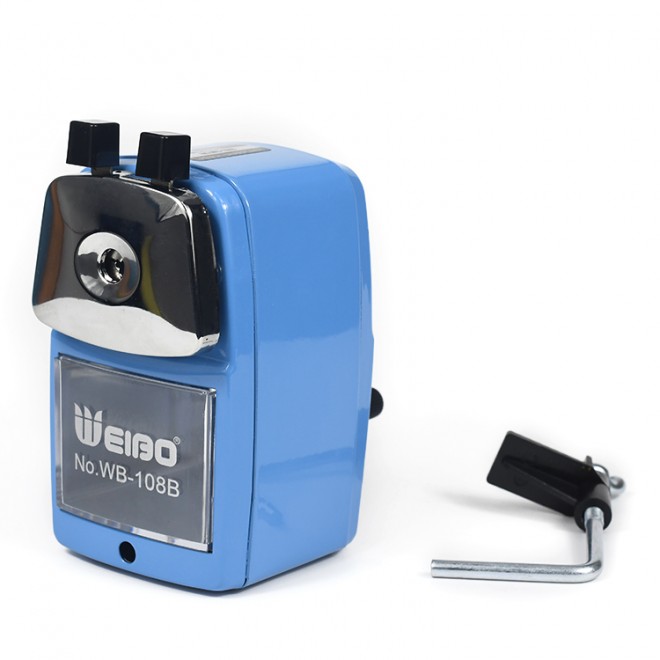 WEIBO Automatic pencil sharpener student stationery creative portable children cute cartoon hand crank