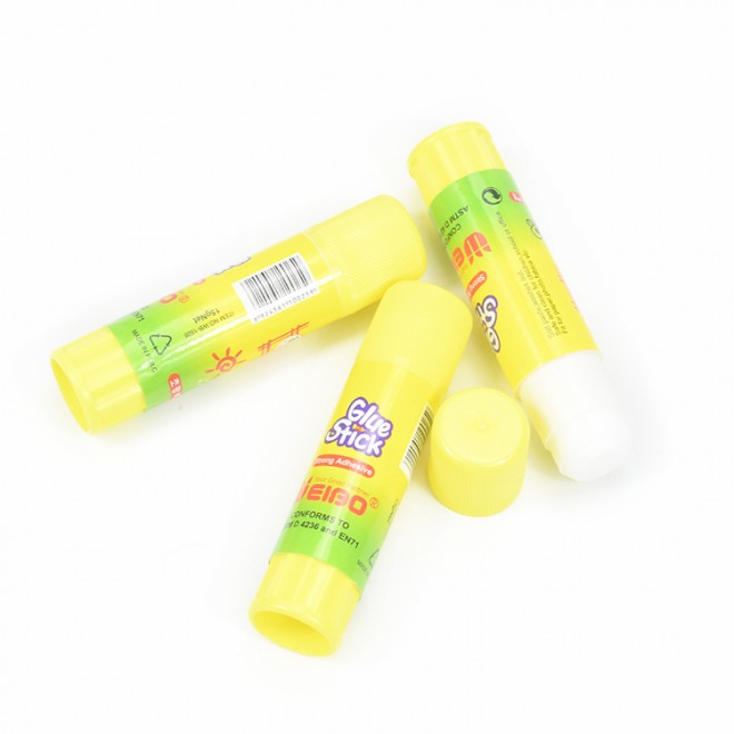 Brand Weibo office students glue stick China  White solid glue can be customized logo solid adhesive high adhesion