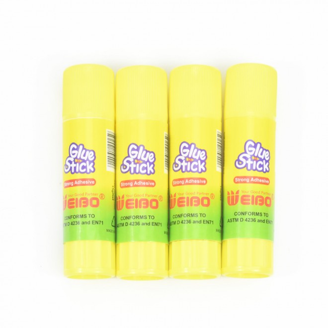 Brand Weibo office students glue stick China  White solid glue can be customized logo solid adhesive high adhesion