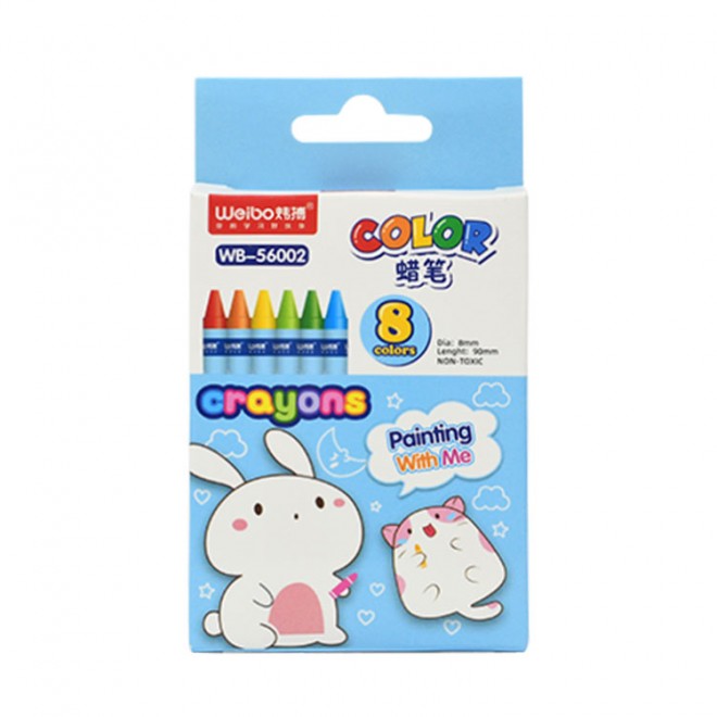 Weibo creative color cartoon crayon Japanese funny cute rabbit oil painting stick wholesale for student drawing