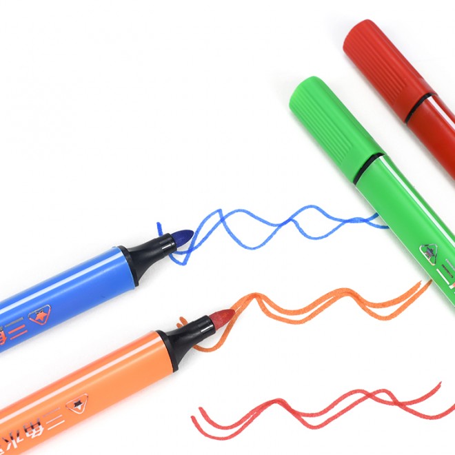 Manufacturer directly sells water-based tick pen color marker soft head watercolor pen color set