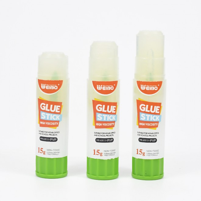 Brand Weibo  office students glue stick  China high adhesion can be customized logo solid adhesive high viscosity