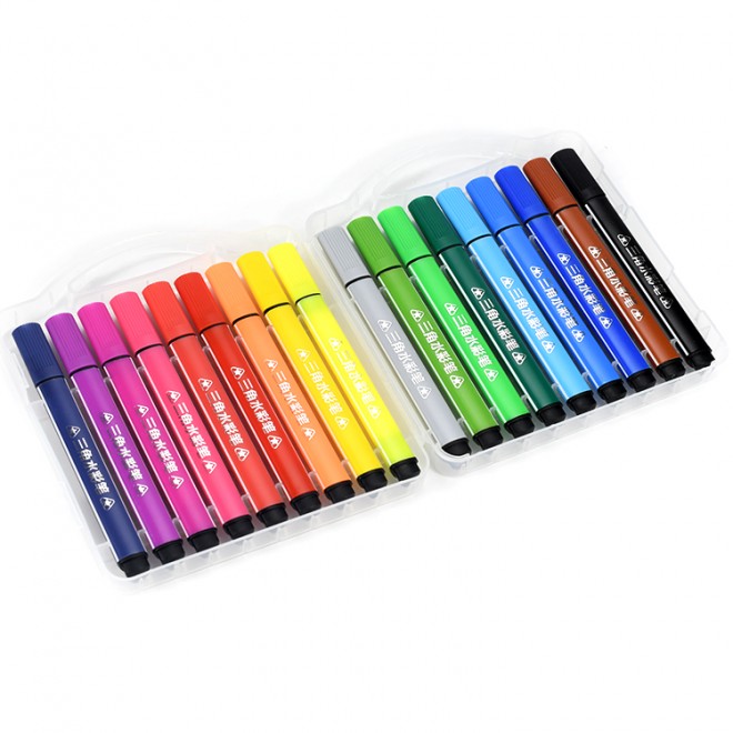 Manufacturer directly sells water-based tick pen color marker soft head watercolor pen color set