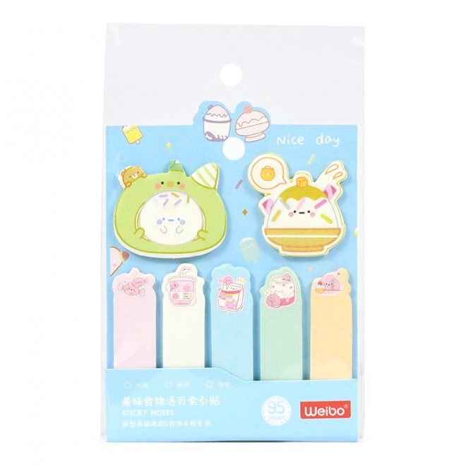 Brand WEIBO sticky note  Creativity colored  sticky N-time notes color sticker convenient label  Cute  note student stationery