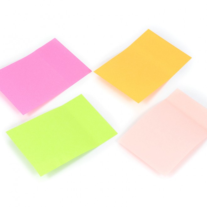 Simple and self-adhesive notice stickers, sticky notes, handy , convenient and fast colorful paper