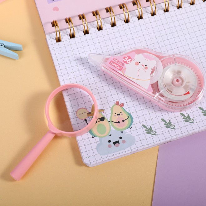 WEIBO New ideas and affordable magnifiers Smooth New creative cute correction belt 6m multicolor  Smooth