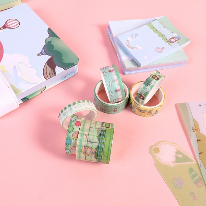 WEIBO  Student School Supplies Gift set Children Stationery Learning Set Birthday Gift Portable Gift Box  Resort style