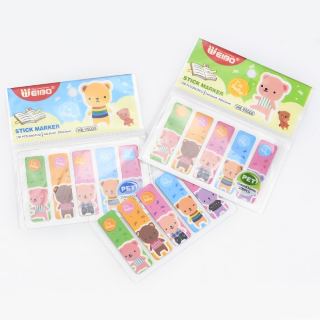 Brand WEIBO sticky note  Creativity colored  sticky N-time notes color sticker convenient label  Cute  note student stationery