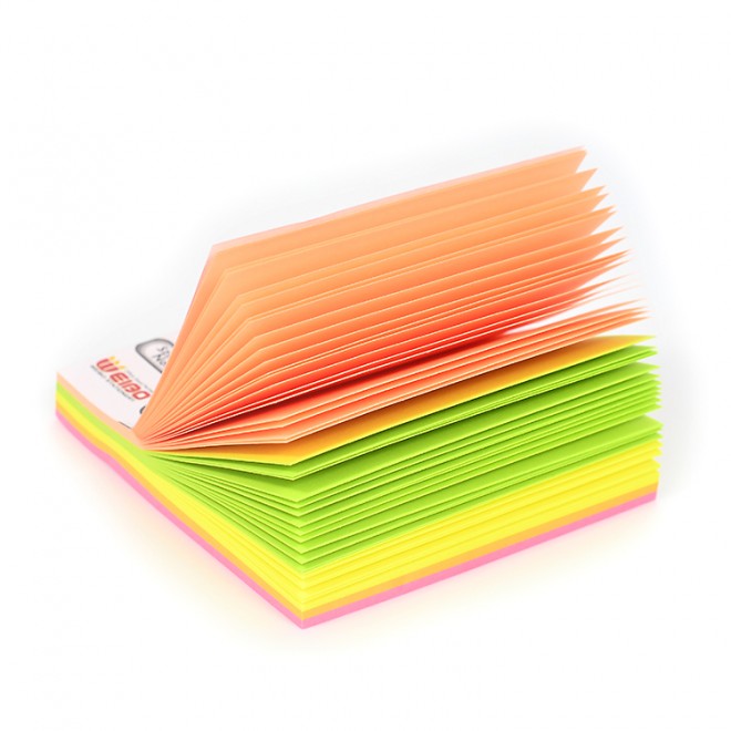 Simple and colorful stickers stickers stickers convenient and quick dazzling paper 4 color collocation