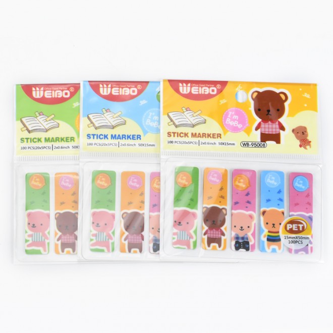 Brand WEIBO sticky note  Creativity colored  sticky N-time notes color sticker convenient label  Cute  note student stationery