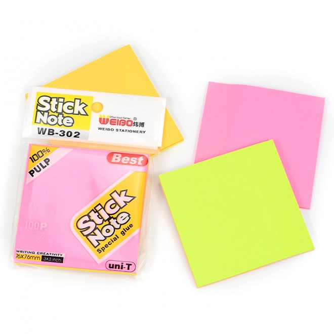 Simple and colorful stickers stickers stickers convenient and quick dazzling paper 4 color collocation